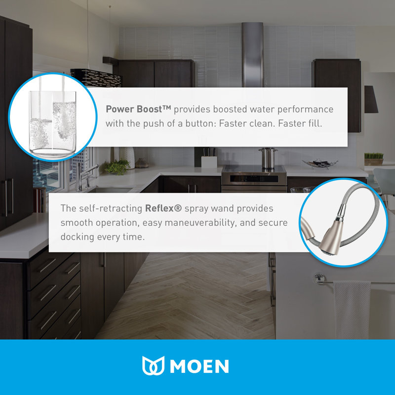 Notch Bar Faucet with Reflex™  Power Boost™ and Duralock™, Oil Rubbed Bronze