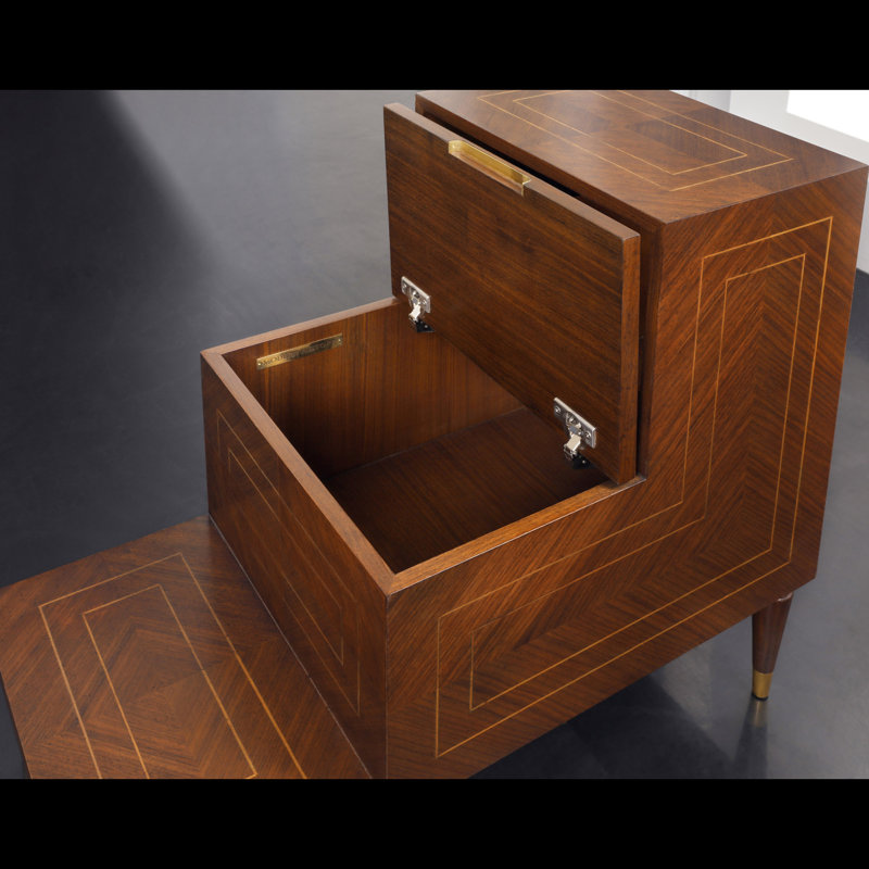 Modern History End Table
