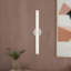 Tole 24-in Black dimmable LED Wall Sconce-162125453