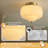 Milk Glass Semi Flush Mount Ceiling Light-1185819411