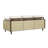 Wavefront 77" Outdoor Sofa In Brown Eucalyptus & Rope With Cream Cushions-1087249406
