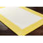 Tapis intérieur / extérieur jaune tissé à la machine Derle-775595390