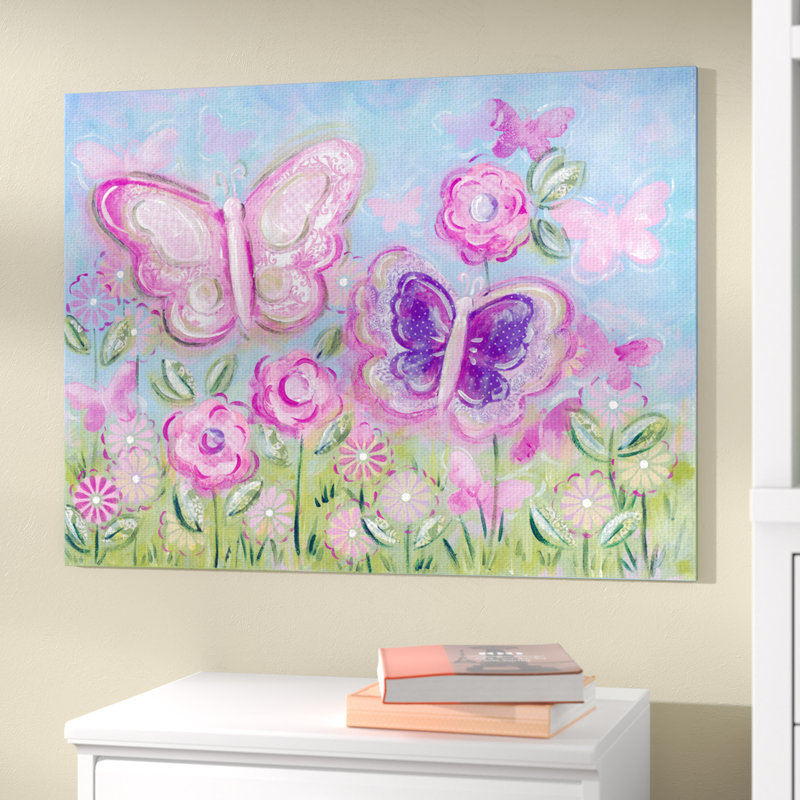 «Vada Butterflies», impression, H 30 po x l 40 po, Toile tendue