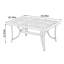 Table de bout d'extérieur imperméable et résistante à la rouille