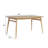 Jarvais 59" Mid-Century Dining Table-1708405729