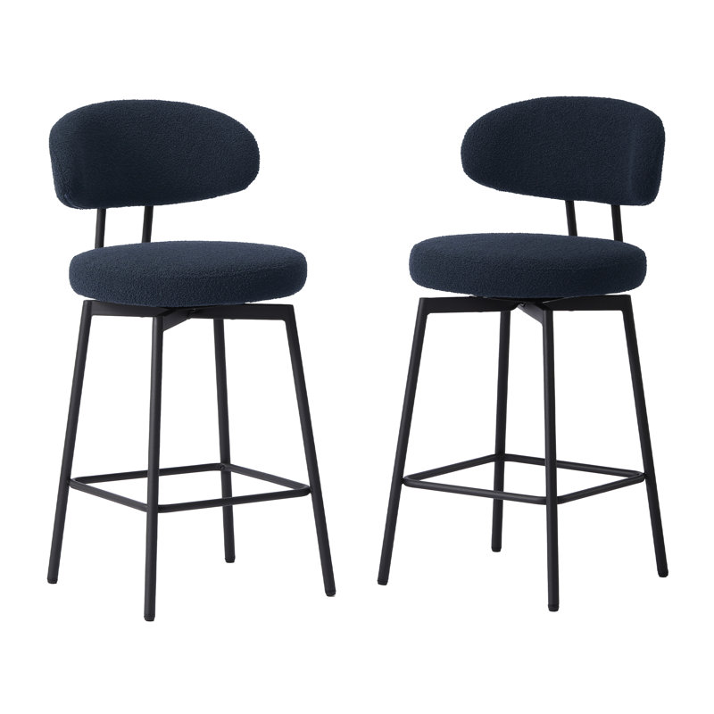 Tabouret de comptoir pivotant 27 po Bayville, Marine