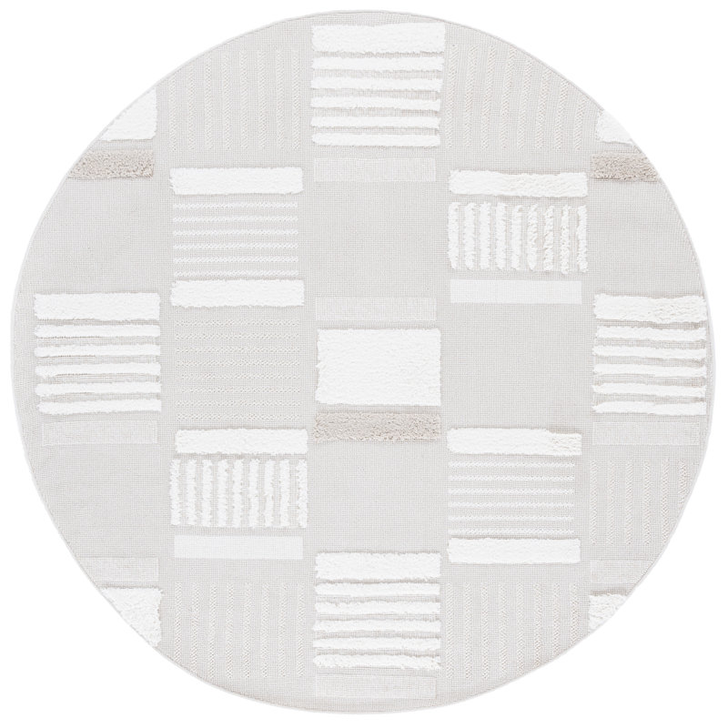 Vendramin Performance Geometric Rug, Round 6'7"