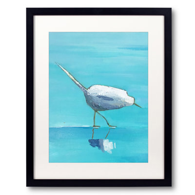 Egret 1 Print by Phyllis Adams