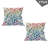 Ambesonne Leopard Print Pillow Covers 2 Pack White Multicolor-99021083-99021084