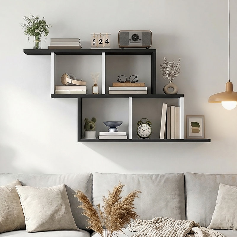3-tier Floating Shelf For Wall, Wall Mounted Shelf, Cubby Wall Shelf