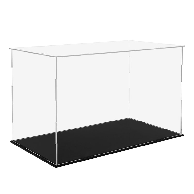 Vitrine en acrylique transparent en plastique UV, H 11,8 po x l 5,9 po x P 9,8 po