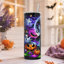 Verre noir 20 oz avec couvercle et tasse en acier inoxydable Spooky