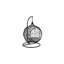 Ghassan Hooded/Dome Dog Bed with Stand