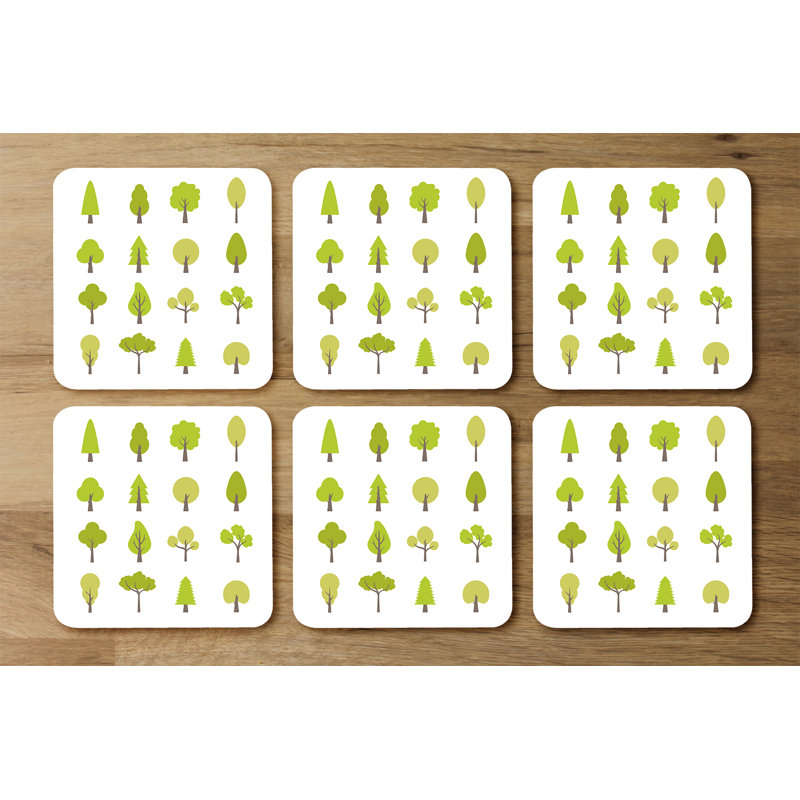 Dubey Square 6 Piece Coaster Set