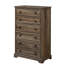 Commode de chambre à coucher moderne - commode 6 tiroirs, poignées faciles à tirer, espace de rangement spacieux, pratique, gris délavé