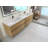 Seavy 83.4'' Double Bathroom Vanity with Plastic Top-1263948119