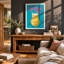 Piña Colada Dreams Retro - Framed Print-1394881760-1394881765