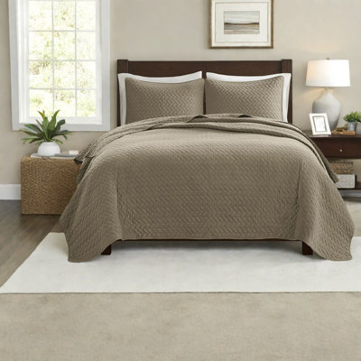 Ensembles de literie pour grand lit luxueux, courtepointe en coton à chevrons pour la maison