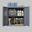 armoire de rangement murale
