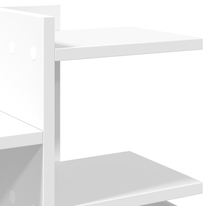 Manufactured Wood Desk Organizer, White