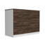 Armoire de cuisine Grecia, trois tiroirs, deux tablettes internes