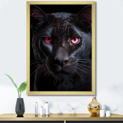 " Pink And Black Panther "