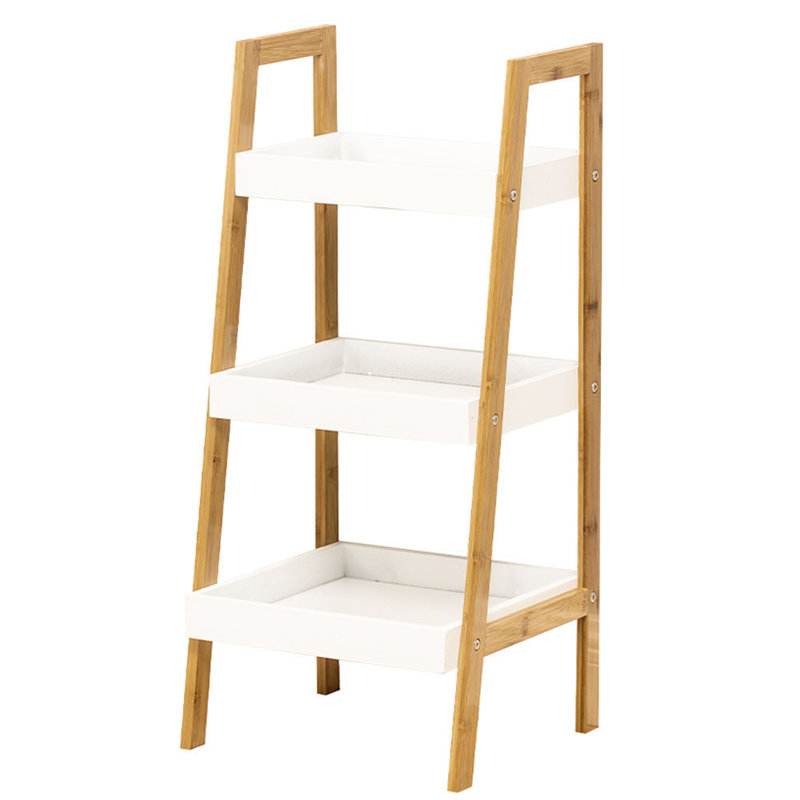 Audrieana Solid Wood Freestanding Bathroom Shelves