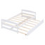 Lit plateforme simple avec lit gigogne simple-329953914