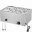 Buffet de cuisine commercial à 5 plaques 15,3 pte Bain Marie
