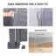 Auvent rétractable pour écran latéral, résistant aux rayons UV, imperméable, écran d'intimité pour patio-1116882924