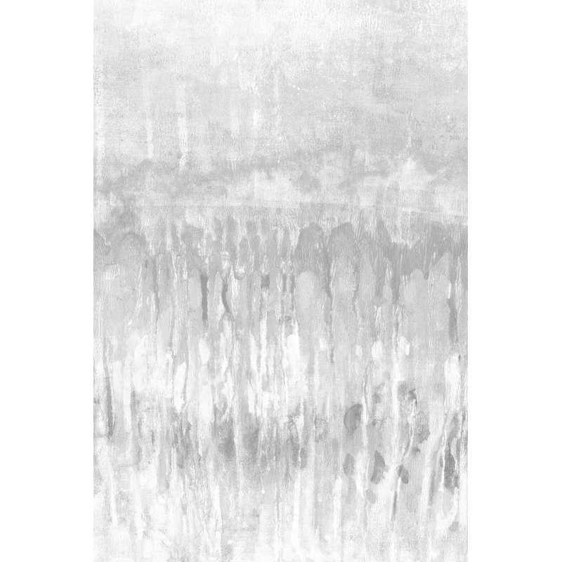 White Coast I by Jennifer Goldberger - Painting, 91 cm H x 61 cm W, Black Floater Framed