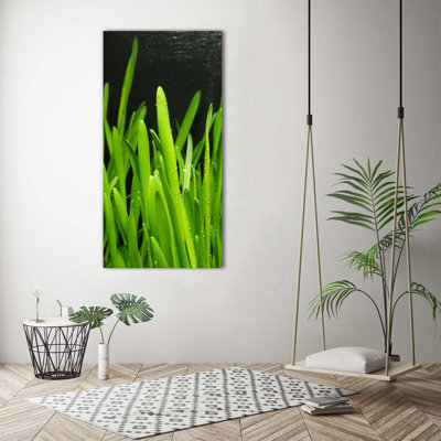 Blades Of Grass - Wrapped Canvas Print