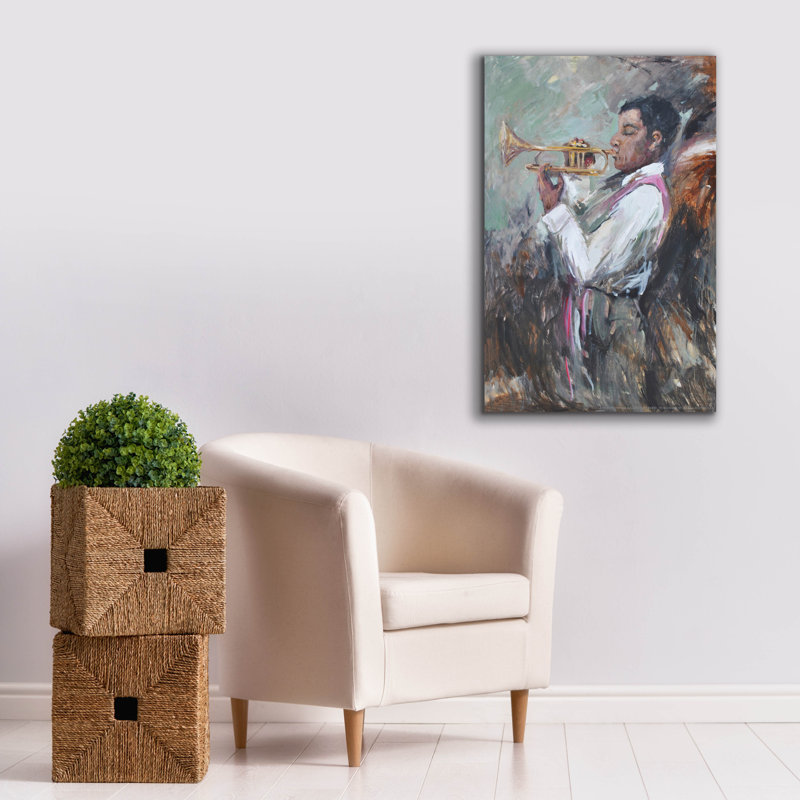  «Soulful Tunes» par Jadei, impression sur toile, 26 po x 40 po, H 40 po x l 26 po