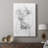 Graphite Abstract IV -Custom Wrapped Gallery Cavas-16642590