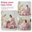 Fauteuil à billes Giant Rose Raccoon Compression-1630884498