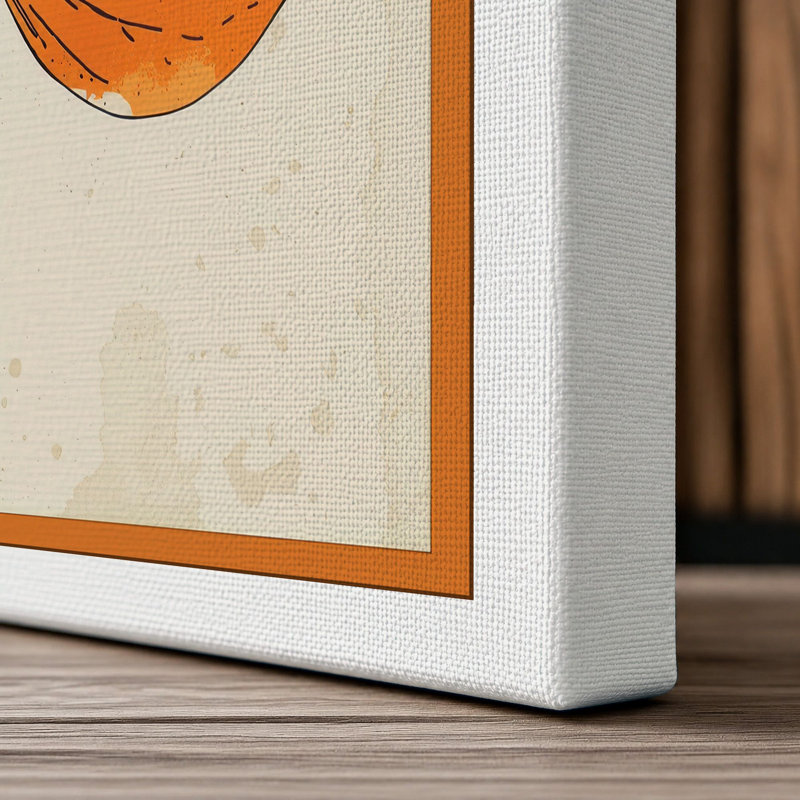 Single Monstera Leaf Botanical - Wrapped Canvas, White Border, 30x20 - 76.2 x 50.8 cm