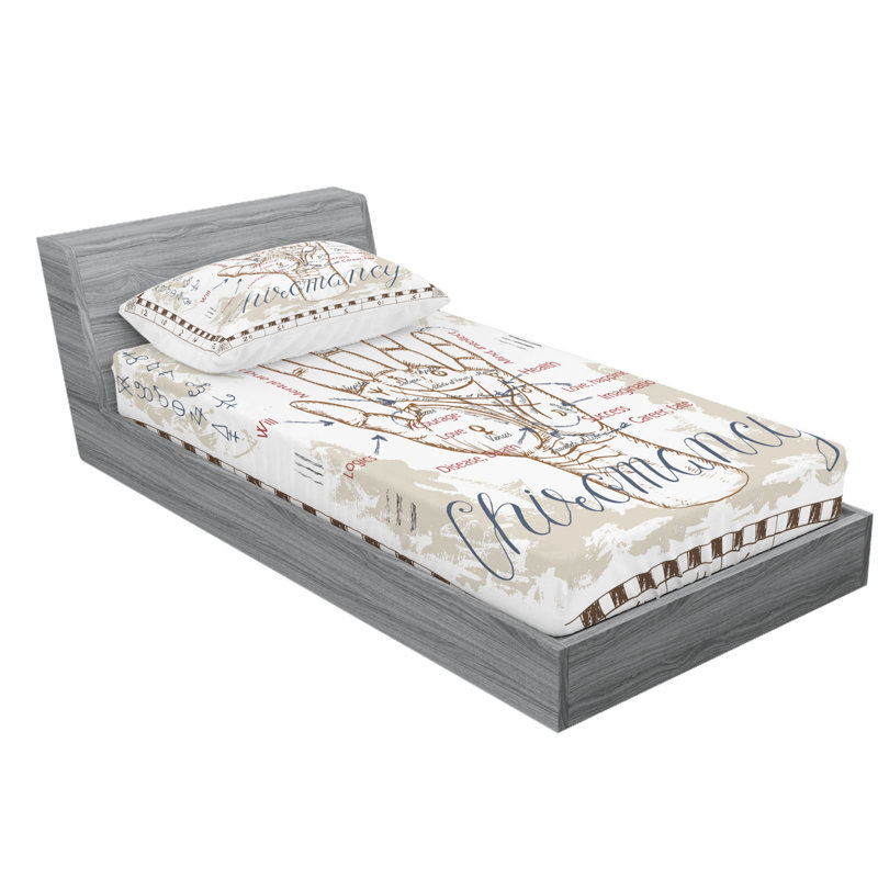 Microfiber Sheet Set, Twin Sheet Set with Fitted Sheet
