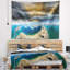 Tapisserie de palmier avec accessoires suspendus en polyester seascape dubai jumeirah-28500663