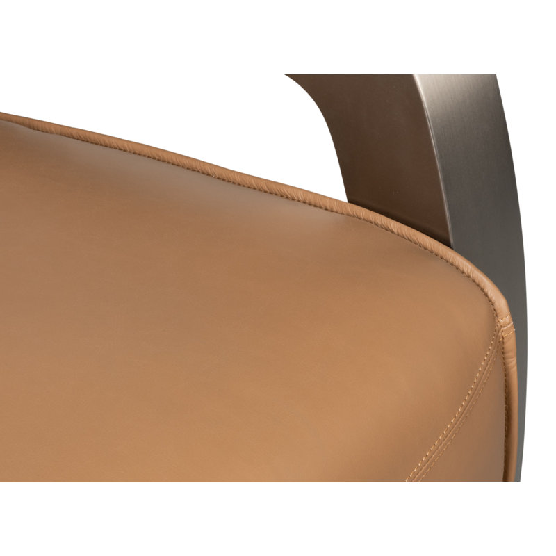 Carlisle Armchair, Caramel Brown