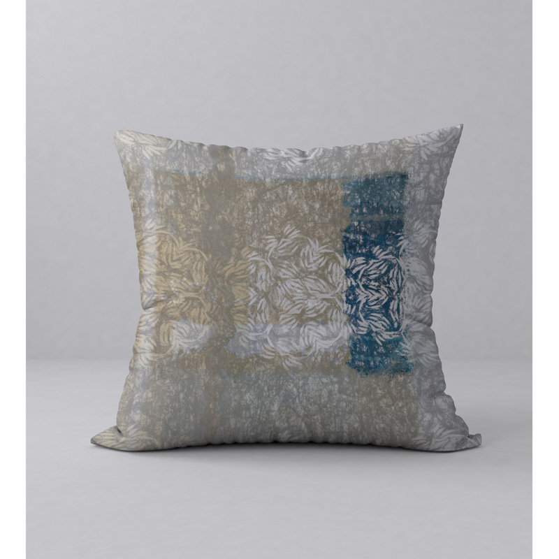 Housse de coussin décorative carrée impeccable et insert, 18 po x 18 po