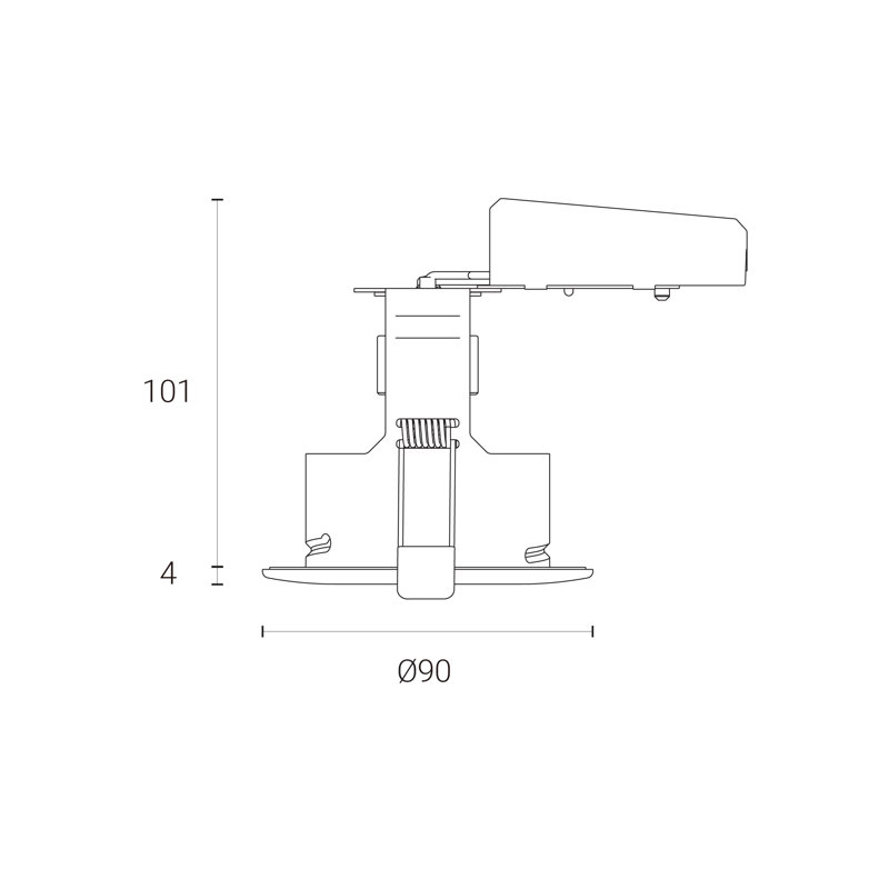  Fire-Rated Indoor Downlight (Matt White) GU10 LED Spotlight with IP65 Rating