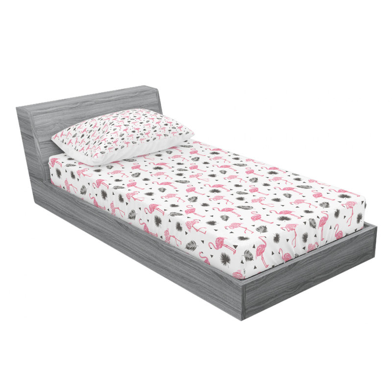 Microfiber Sheet Set, Twin Sheet Set + Fitted Sheet + 1 Pillowcase