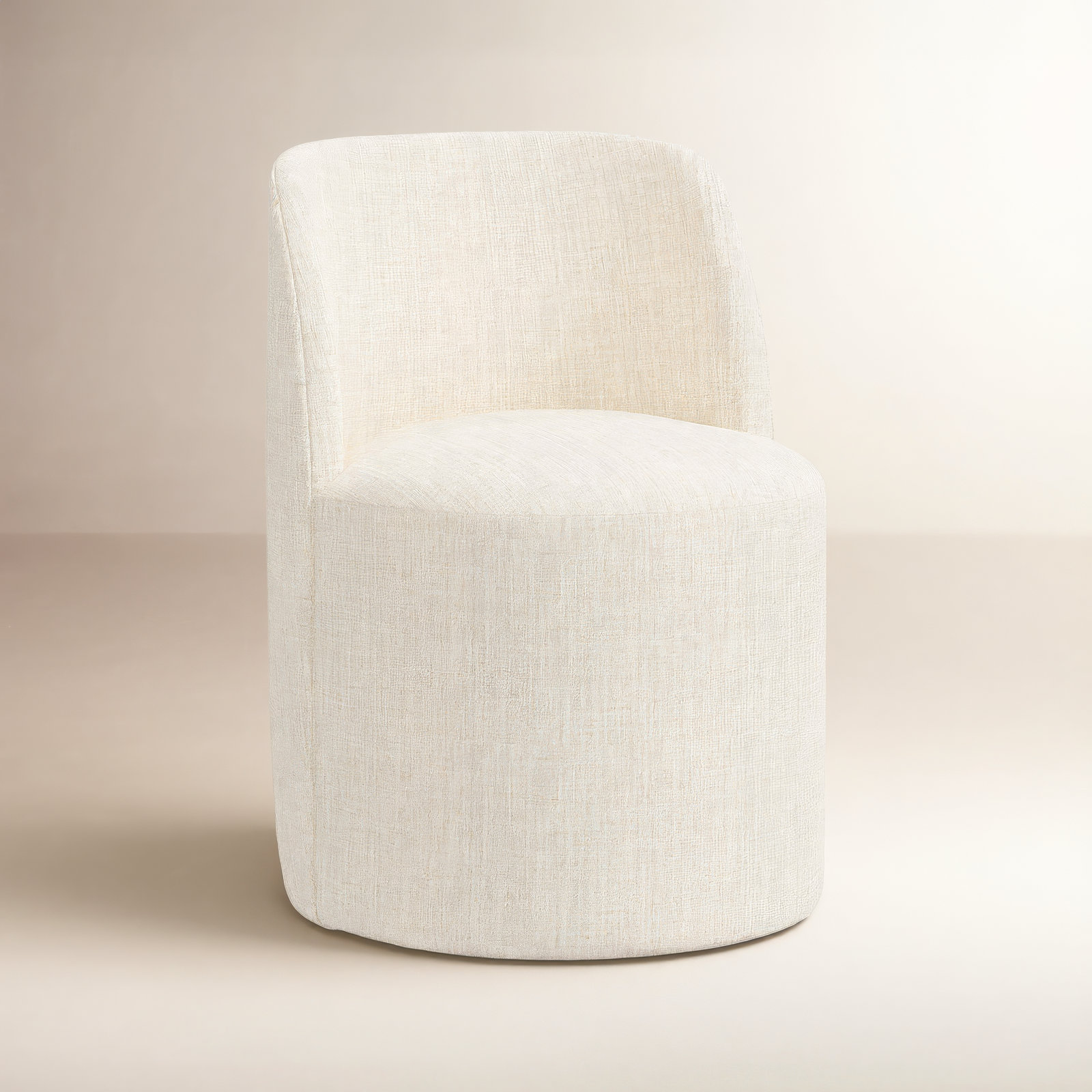 Begonia Side Chair, Classic Talc Linen