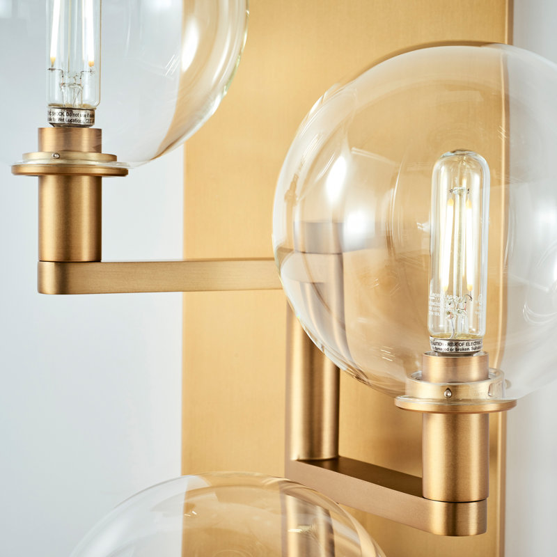 Gambit 3 - Light Armed Sconce, Aged Brass, No