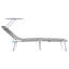 vidaXL Folding Sun Lounger with Canopy Outdoor Daybed Sunbed Steel and Fabric-1465781483