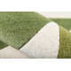 Glory Geometric Handmade Tufted Wool Lime/Green/Ivory Area Rug