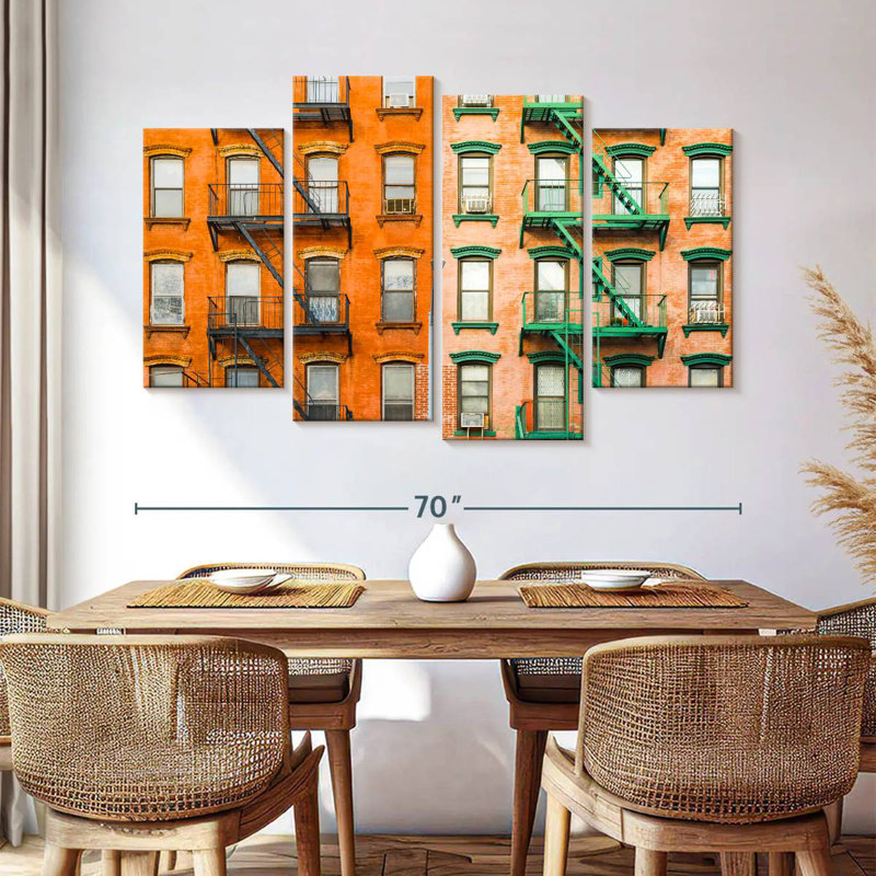 Lilie NYC Fire Escapes, 42'' H x 68'' W