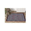 Tapis décoratif bleu à motif floral traditionnel-489846481