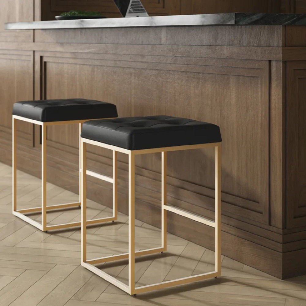 Angrisano Plumerville 26 Counter Stool (Set of 2) Everly Quinn 