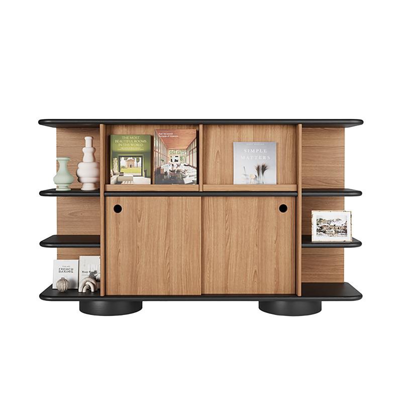 59.1 " W Rubberwood Solid Wood Sideboard